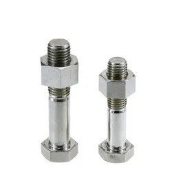 M50x150 Inconel 718 Malzeme Yüksek Sıcaklık Alaşımı GH 4169 Paslanmaz Çelik Bağlantı Elemanları Tam Dişli Altıgen Cıvata